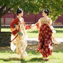 【春和国色】新款绣花原创春夏唐制刺绣汉服齐胸复原国风日常套装