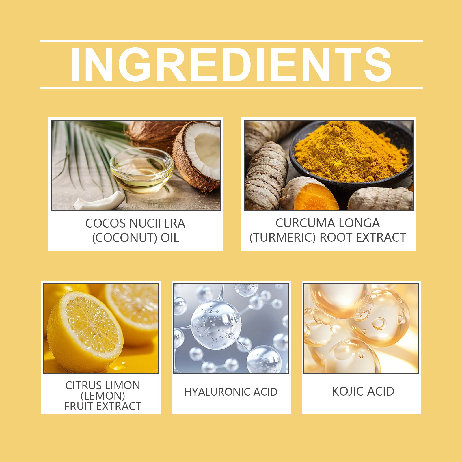 Sapun s limunskom kurkumom i kojičnom kiselinom, čišćenje pora, vlaženje i omekšavanje kože Okrugli sapun za čišćenje_voghion.com