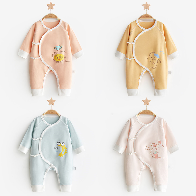 Ropa de bebé recién nacido para primavera y otoño, estilo fino para 0-3 meses, pelele para bebé, mono para recién nacido.
