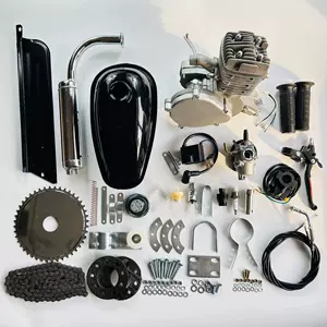 Velosiped Modifikasiya Edilmiş İkitaktlı Mühərrik 50Cc Gümüş Tam Dəst