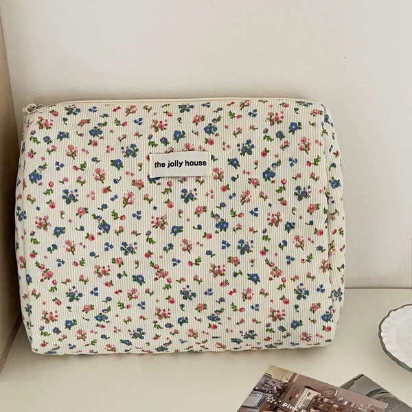 Core velvet rural floral [hand bag]