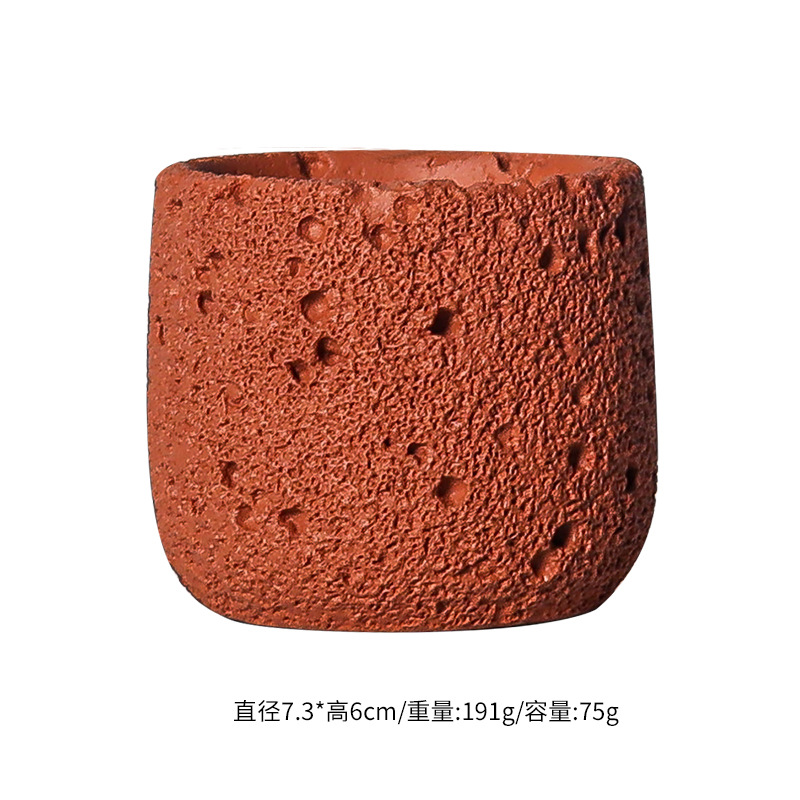 国境を越えたセメント宇宙の質感アロマキャンドルカップdiyキャンドルカップ空カップ拡香石無火雰囲気容器振り子