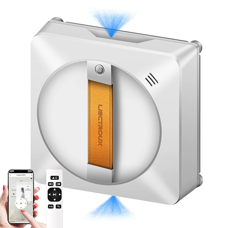 Немецкий робот для мытья окон LIECTROUX с двусторонним распылением воды, электрический очиститель стекол YW710 для домашнего использования