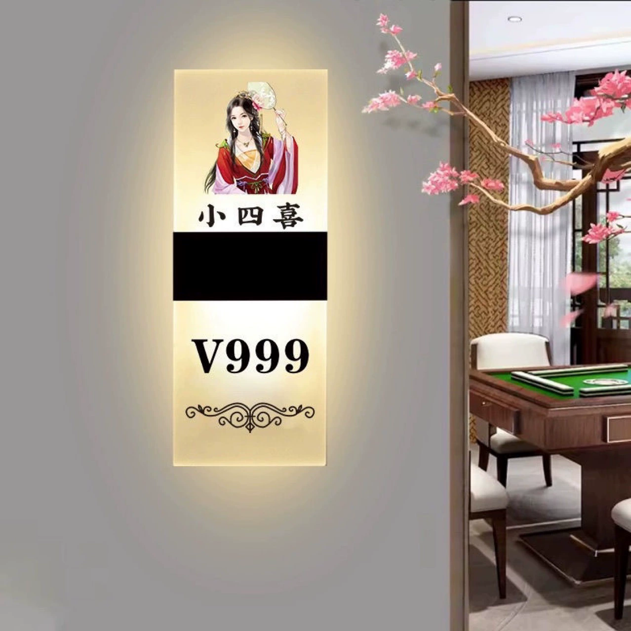 12В национальный прилив ветер LED с лампой шлифовальный акриловая светящийся дом в гостиничном ресторане электронная вывеска