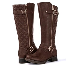 B 60063 Buckle High Top Boots Ƥ����Ͳѥ ŷ���羳����ѷ