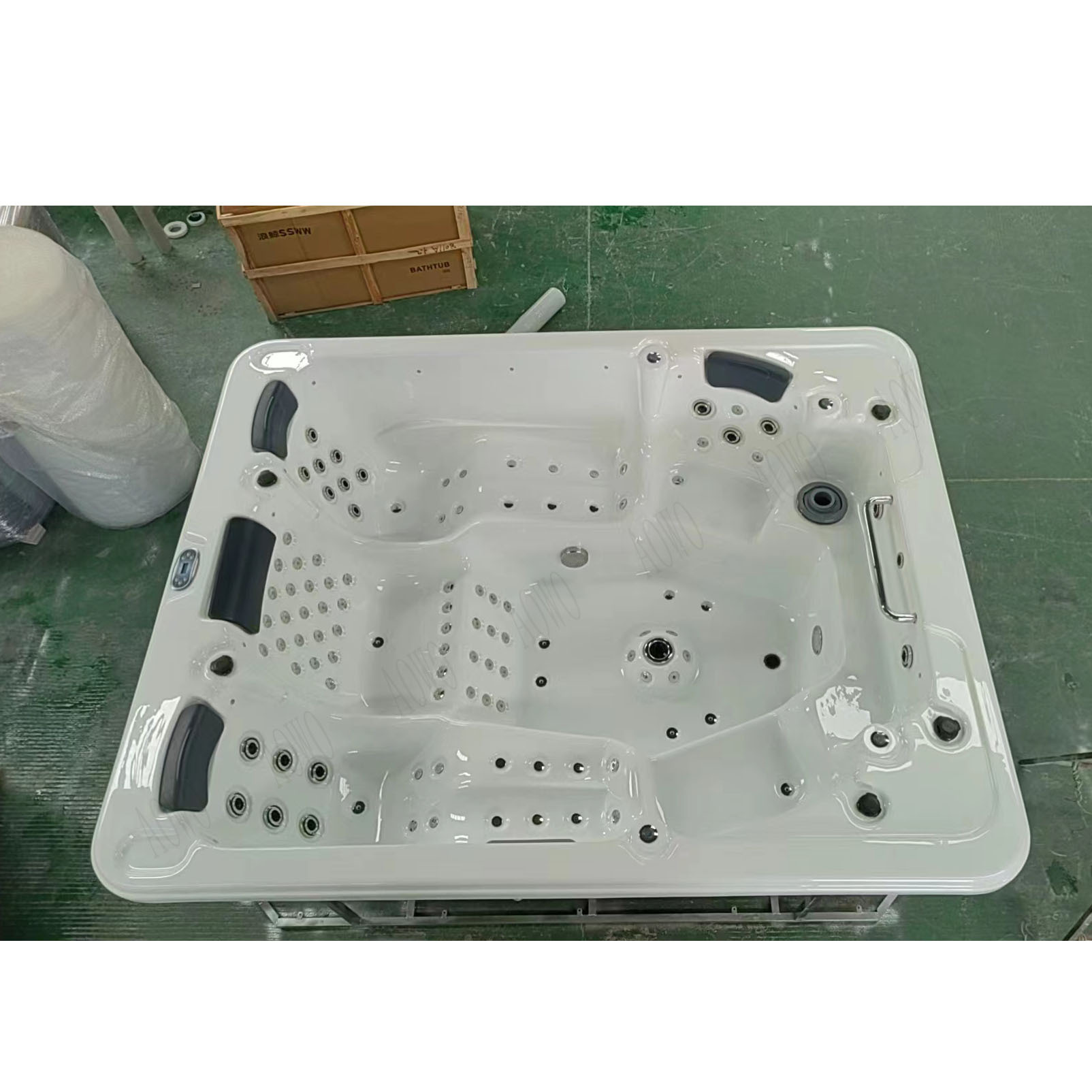 Acrílico bañera al aire libre spa bañera spa piscina piscina bañera para adultos jardín gran piscina bañera jacuzzi