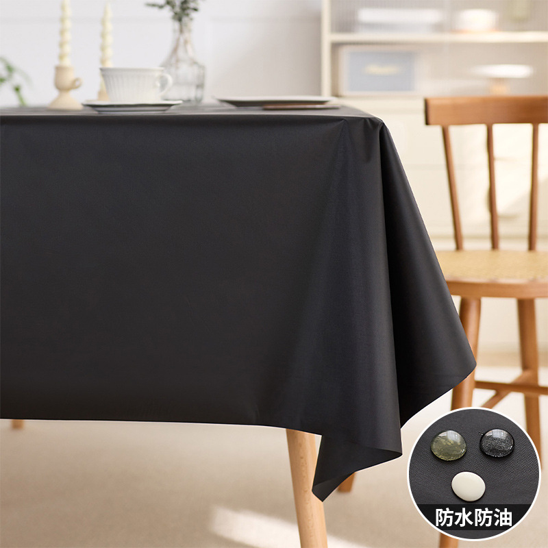 Waterproof and Oil-Proof Disposable Tablecloth Pure Color Rectangular Tablecloth Coffee Table Table Mat Photography Photo Background Decorative Cloth
