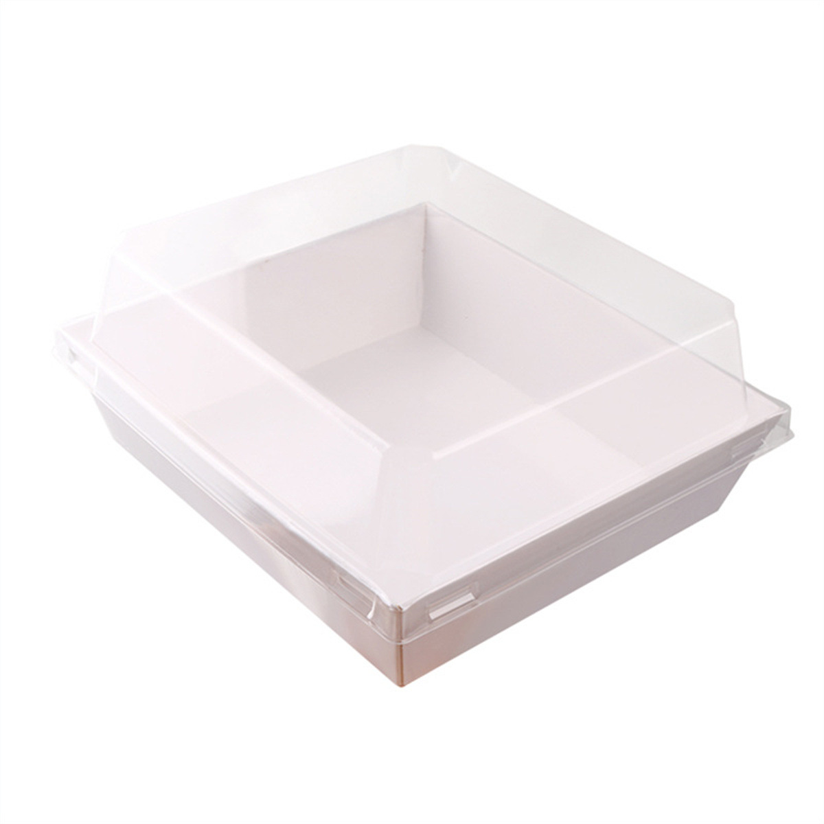 Net Celebrity Cake Roll Packaging Box Square Transparent Tiramisu Baking West Point Sandwich Bread Packaging Box