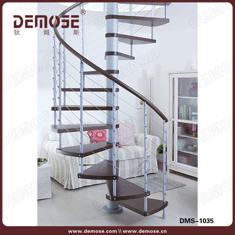 旋转楼梯 室内外 实木踏板 中柱旋转 简约按实际规格计算