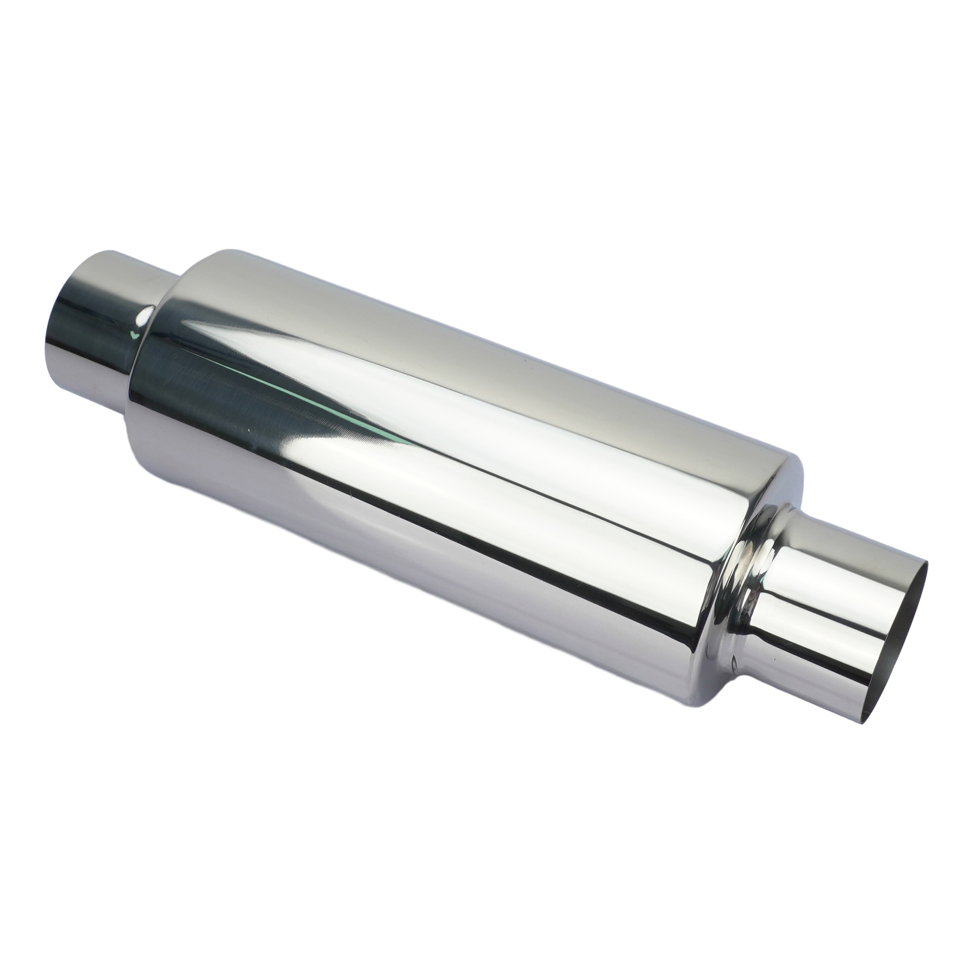 Silencer Direct Exhaust Bright Silver Decorative Silencer Universal Car Stainless Steel Exhaust Pipe Modification Parts Cross-Border