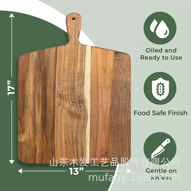 Граничитель кросс‑бордер акация cutting board ручка может висеть многофункциональная разделочная доска из цельного дерева из акации разделочная доска для фруктов
