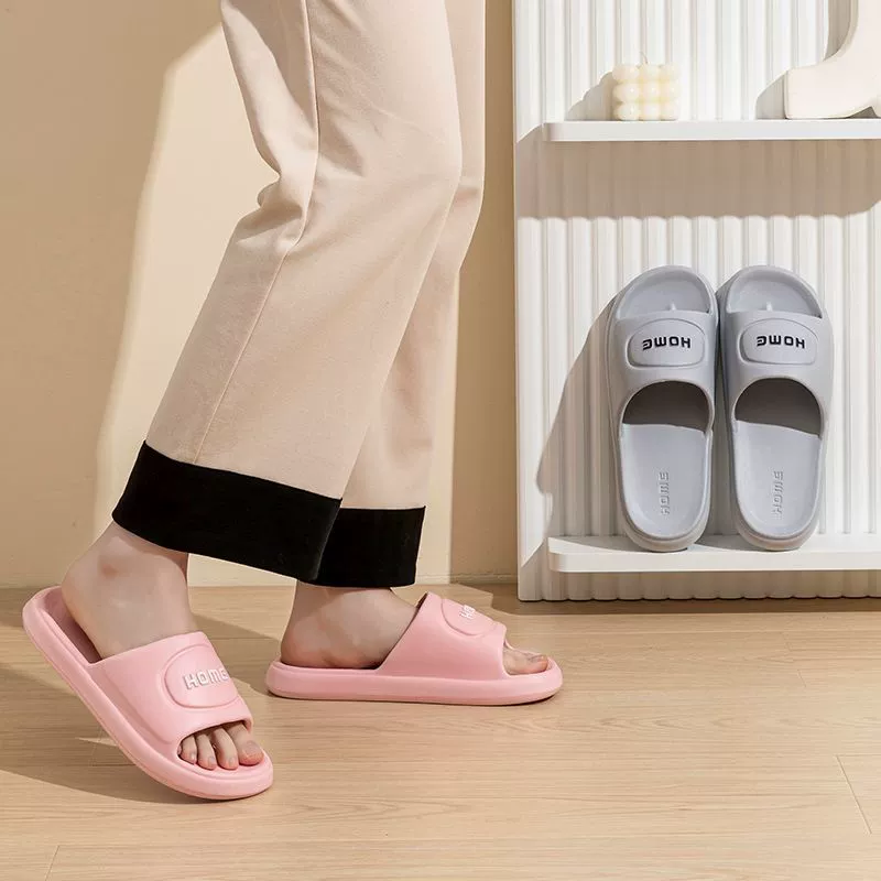 Бытовые сандалии для женщин летом, простые домашние тапочки на толстой подошве, износостойкие для пар, для ванной комнаты, для купания, для домашнего использования, уличные тапочки для мужчин