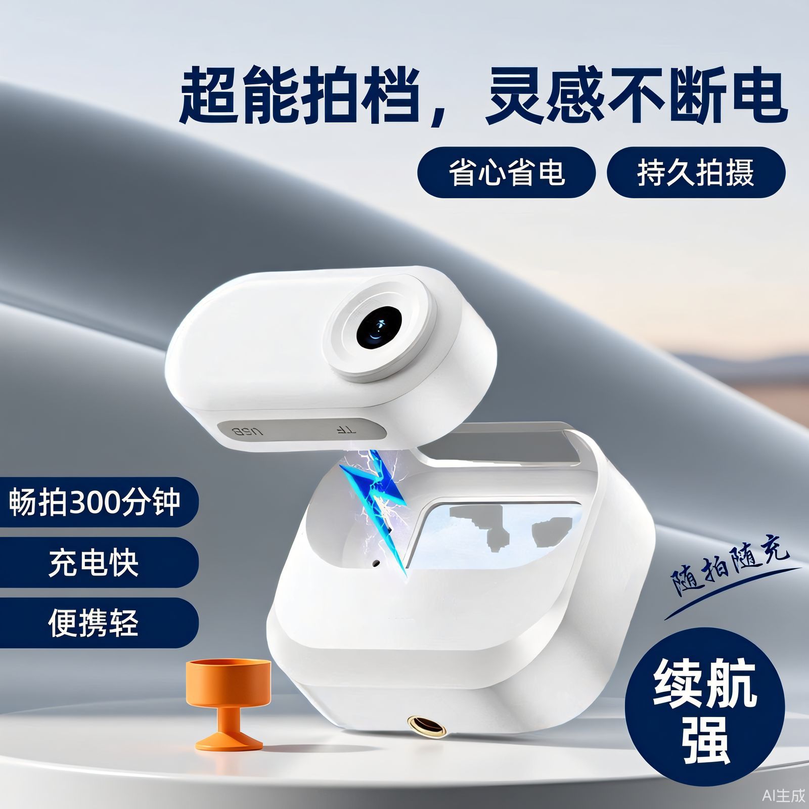 Wholesale Direct-Selling Sports Thumb Camera, Cross-Border Foreign Trade Exclusive Sports Video Camera, Chest-Mounted Recorder, Vlog