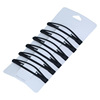 Douyin hot -selling black BB clip -edge pinching affixes, painted hair clip fixed bangs clip hair jewelry