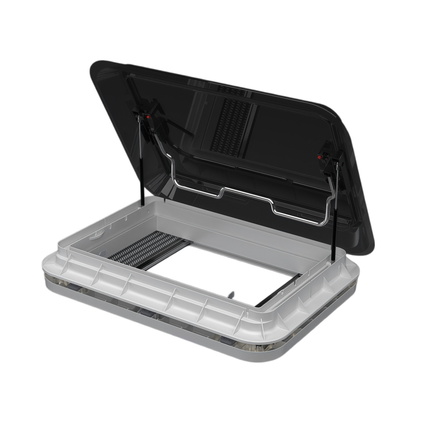 RV accessories: cross-border roof-mounted sunroof with 12V light and forced ventilation
