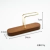 Walnut coffee filter holder