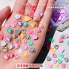 Three dimensional accessory for manicure with butterfly, resin with bow, mixed nail decoration, internet celebrity, with little bears