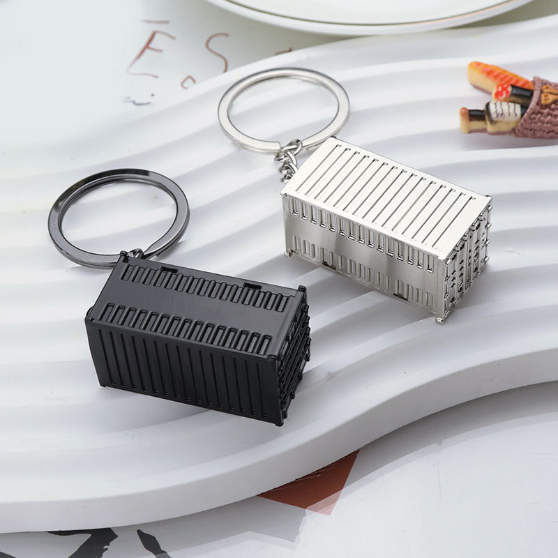 Creative Simulation Container Keychain, Container Keychain Small Pendant, Container Terminal Promotional Gift Creative Simulation Container Keychain, Container Keychain Small Pendant, Container Terminal Promotional Gift