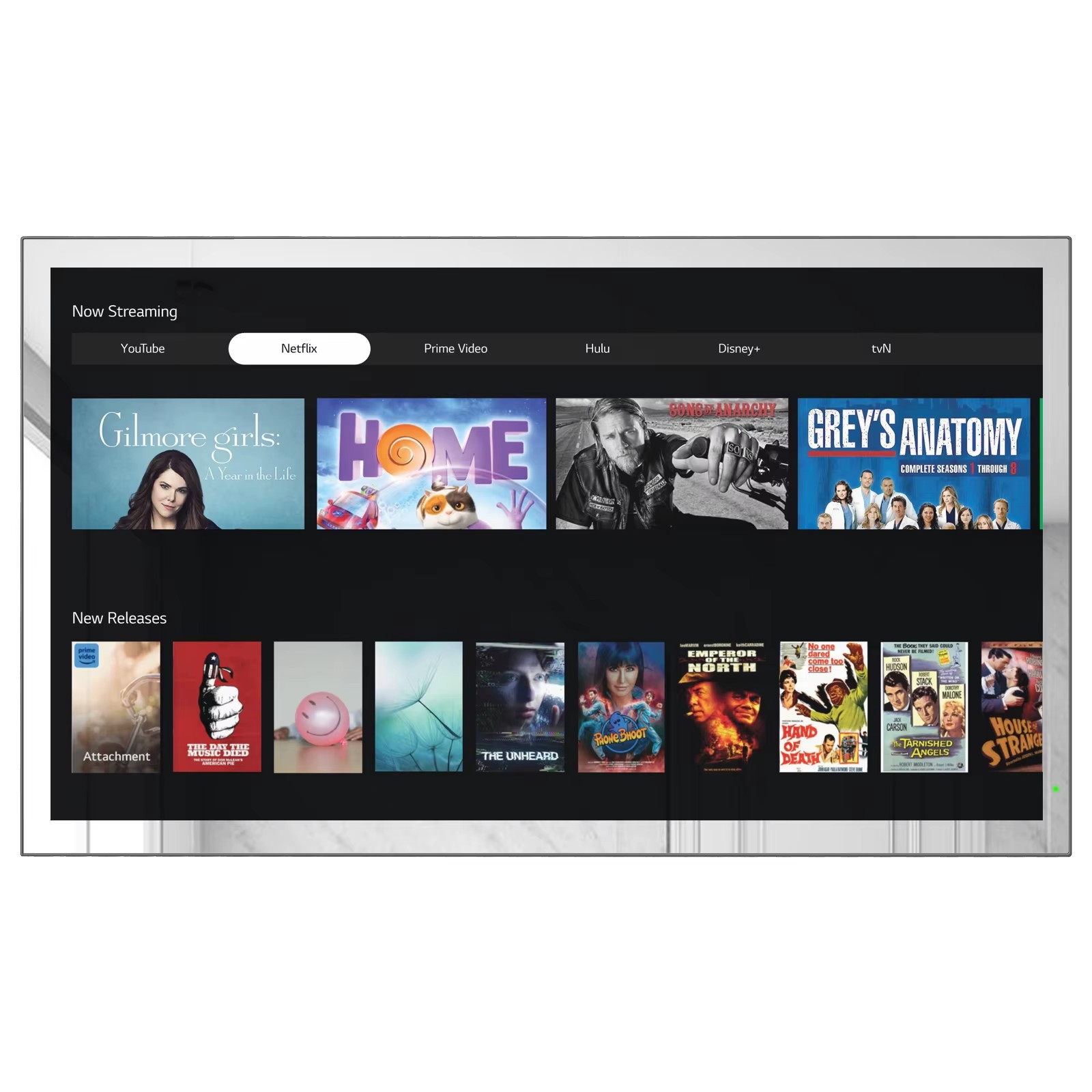24inch Mirror TV WebOS Smart TV Waterproof Bathroom Network Audio-Visual TV