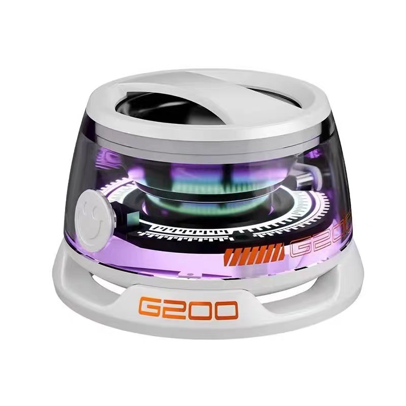 G200 磁気 Bluetooth スピーカーポータブル小型ガンマウントワイヤレス屋外オーディオカラフルな雰囲気ライトミニサブウーファー|undefined