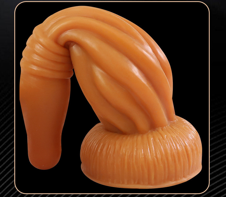Silicone Anal Plug Bead Tower Design Adult Toy Brown — detail image 20