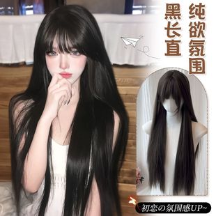 �����ëŮ�����ٸ�ס�80cm���Lֱjk��Ȼ�ճ�lolitaȫ�^�׼ٰl