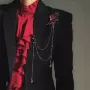小众暗黑燃烧复古外套