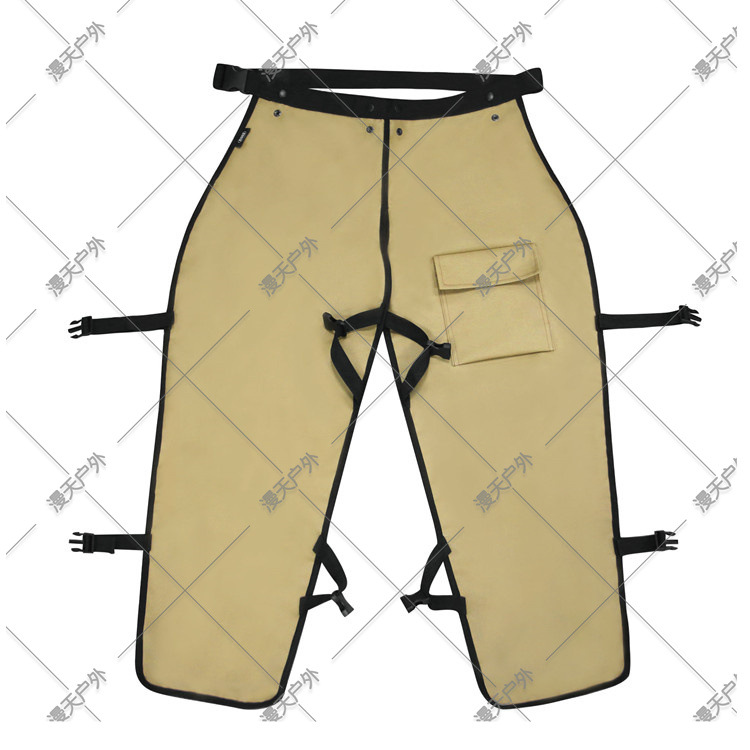 Protector de piernas de 5 capas para motosierra, delantal de corte de madera, exportación transfronteriza