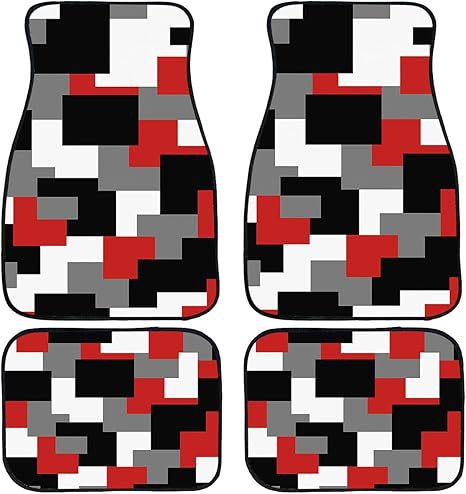 Jit Amazon Temu Best-Selling Crystal Velvet Car Floor Mats, Easy to Care For, Universal Four-Piece Set, Non-Slip