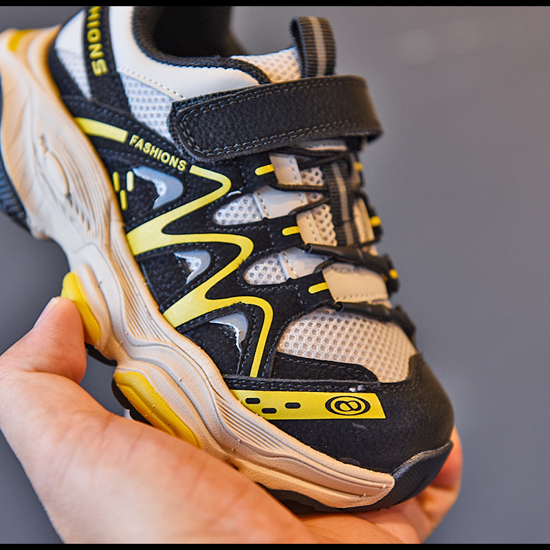 9928 Autumn New Boys' Casual Breathable Sports Girls' Korean Version Middle and Large Children's Running Student Trendy_voghion.com