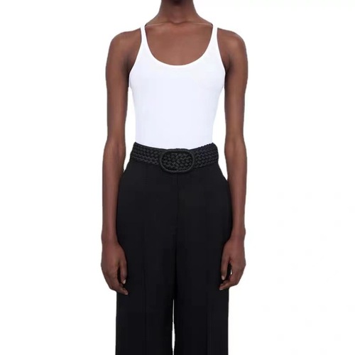 TOT camisole minimalist design organic cotton camisole slim stretch U-neck thin shoulder sleeveless top vest