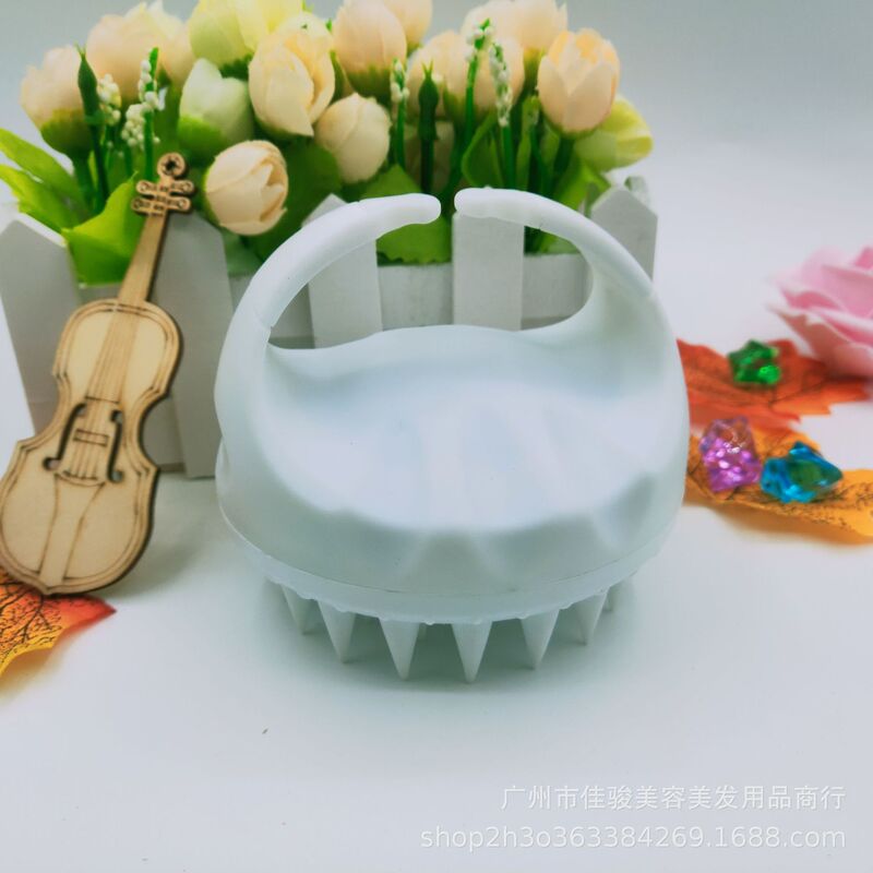 亚马逊刷硅胶洗头刷清洁头皮按摩刷婴儿洗头刷成人洗头按摩梳现货|undefined
