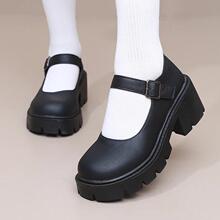 Y8514 Rduͨ Mary Jane Shoes 羳l¿