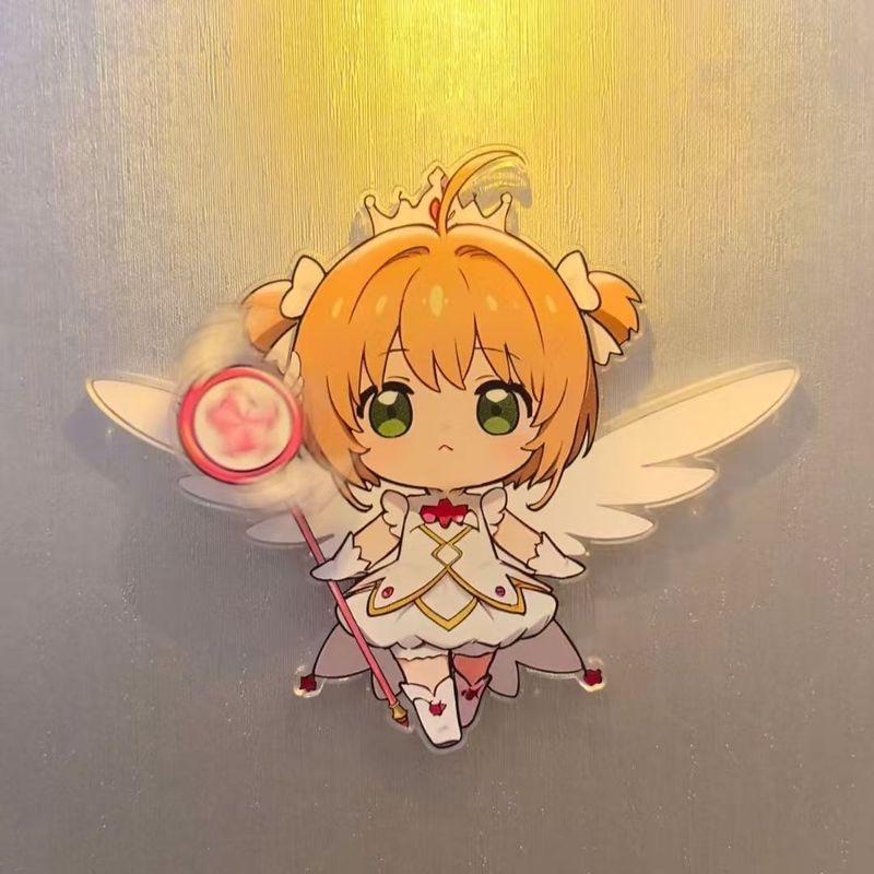 百变小樱旋转冰箱贴高颜值创意魔卡少女樱周边同人装饰收藏小礼物|undefined