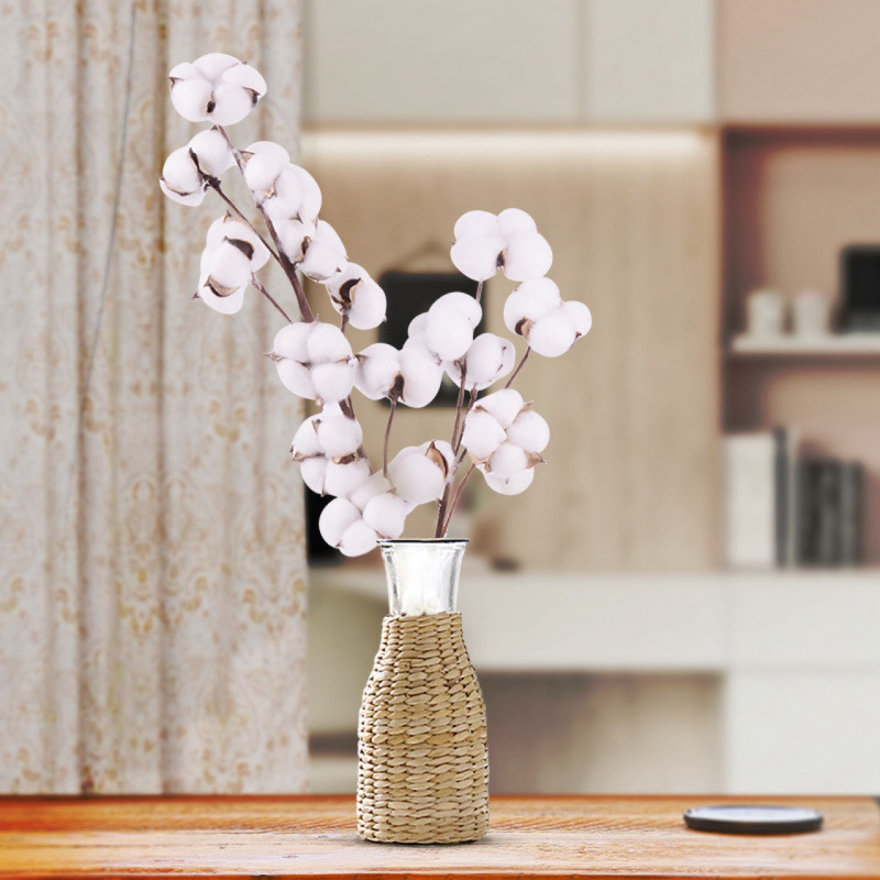 マルチ仕様模擬ドライフラワー綿の枝花束ホームフェイクフラワードライフラワーディスプレイ永遠の花新疆綿クロスボーダー|undefined
