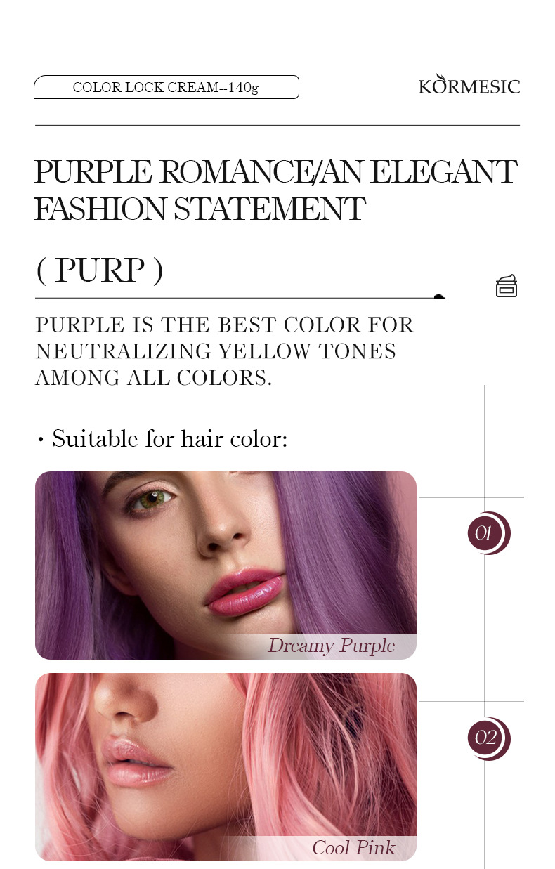 Crema color porpora KORMESIC 140 g_voghion.com