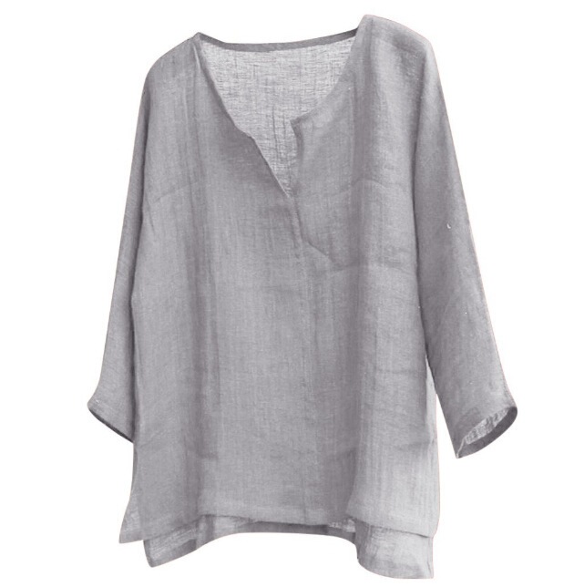 2024 Unisex Youth Chinese Style T-Shirt 3D Printed Solid Color Loose Fit Chinese Style V-Neck Long Sleeve Shirt