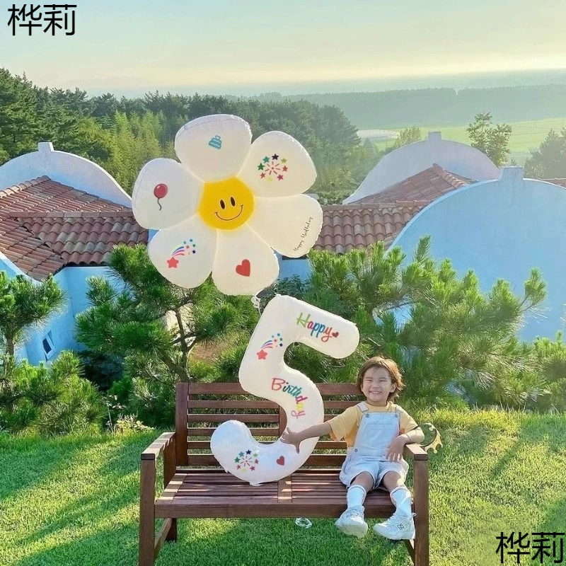Цифровой воздушный шар, украшение на день рождения, композиция для детей, один год, мальчик, девочка, детская вечеринка, реквизит для фотосессии