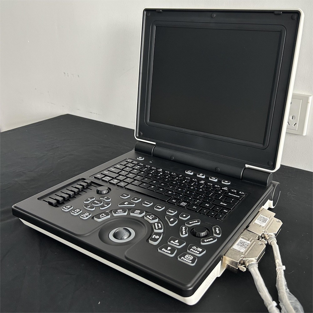 Hospital animal / rancho portátil de diagnóstico de ultrasonido a color 12 pulgadas fabricante de ultrasonido a color veterinario