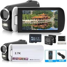 跨境电商英文版 4800万像素数码摄像机2.7K数码DV高清摄像DV520