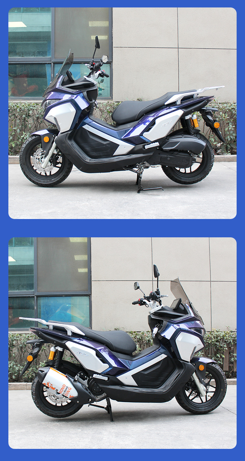 Jilang Bullfighter Two-Wheeled Motorcycle 180Cc Adult Men's and Women's Pedal Climbing Scooter Wholesale 150Cc