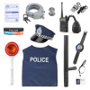 Children's realistic toy, set, cosplay, dress up, halloween, police