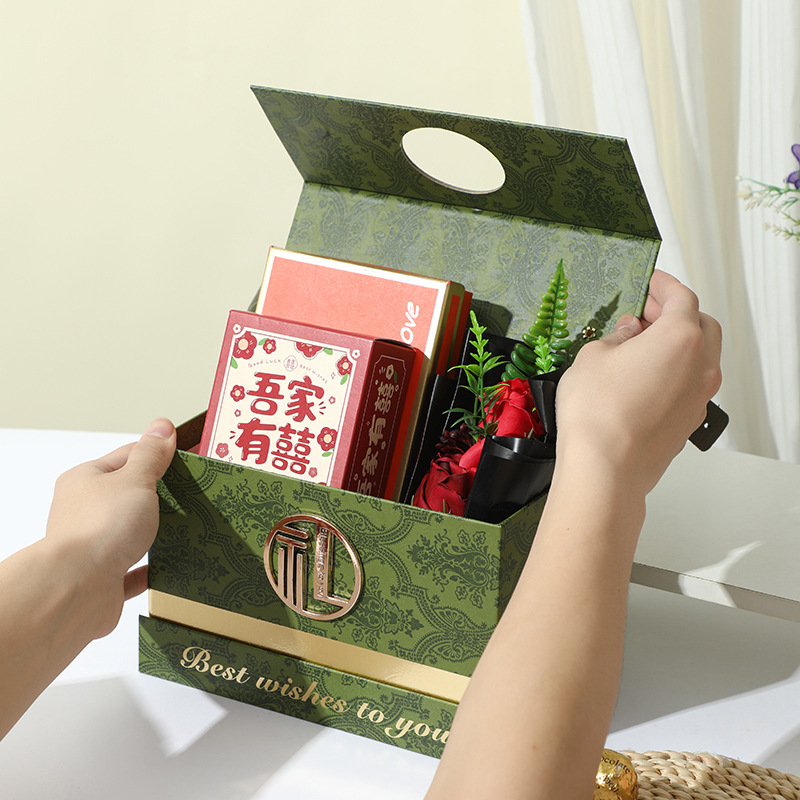 高端礼品包装盒精美款翻盖高级感ins礼物盒空盒子生日伴手礼礼盒|undefined