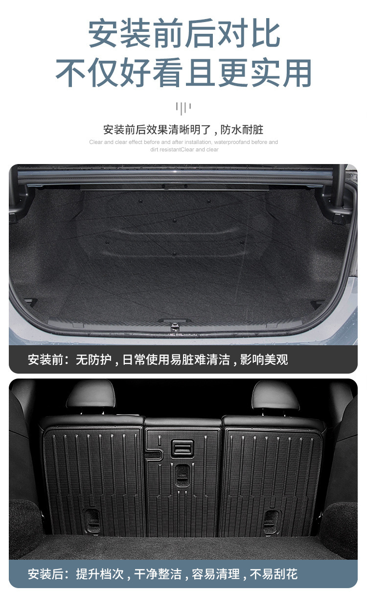 Suitable for Bmw I3/I5/X5L/X5/X1/3 Series 5 Series Trunk Mats, Special Tpe Trunk Mats for Specific Vehicles