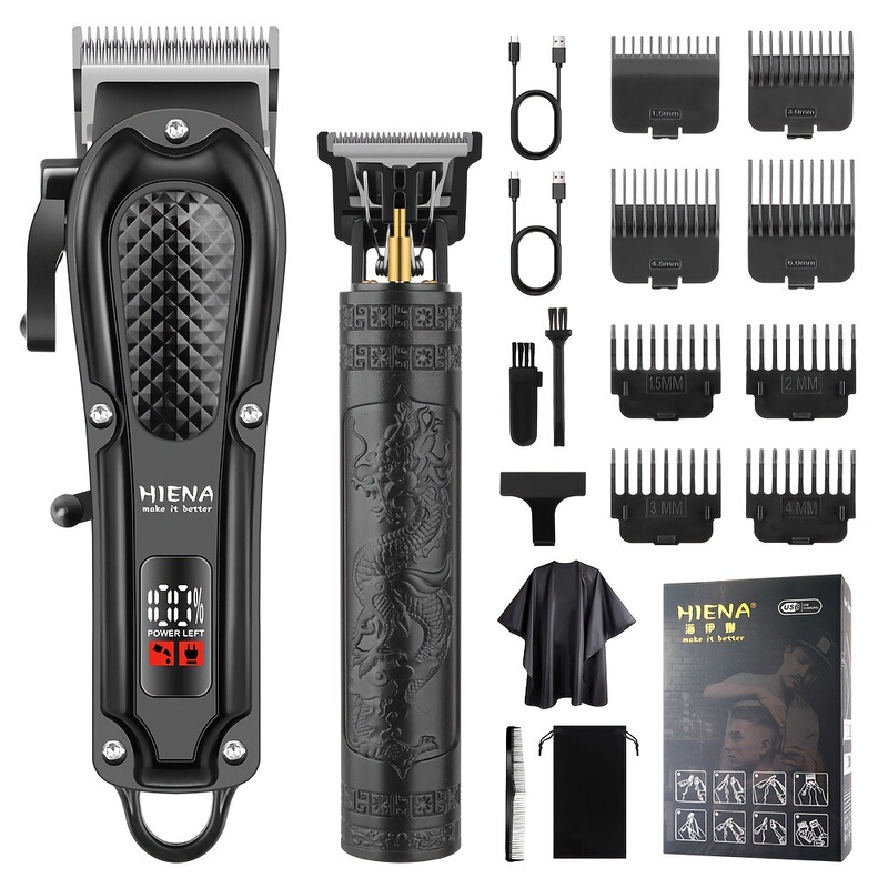 Hair Clipper Set for Cross-Border Sales, Electric Trimmer, Bald Head Shaver, Electric Clipper for Home Use, Men's Hair Cutting Tool
