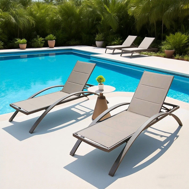 Silla al aire libre Residencia patio piscina silla de playa silla de ocio a prueba de agua protección solar villa nórdica silla de playa jardín