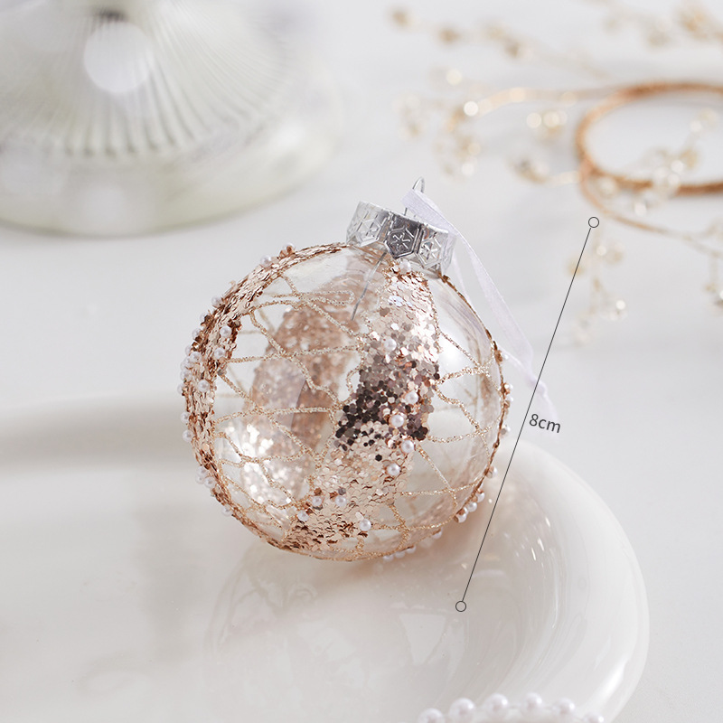 Colgante de Navidad decoración árbol de Navidad hecha a mano DIY decoración escena diseño pequeño regalo atmósfera colgante bola de Navidad