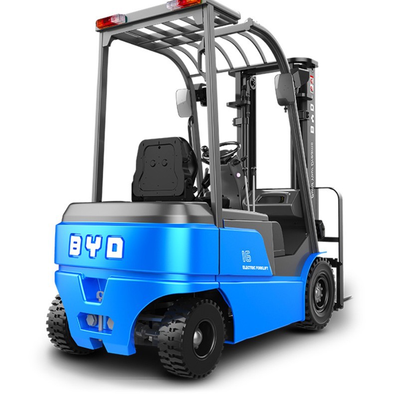 天津比亚迪电动叉车全自动平衡四轮座驾式装卸车厂家直销堆垛