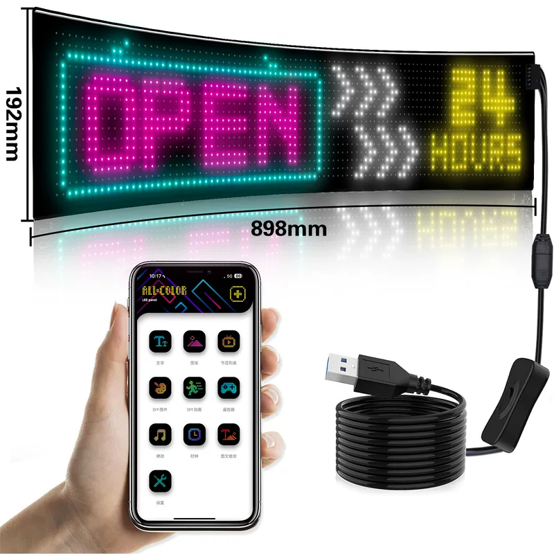 Горящее продаваемое Demon Eye LED гибкий экран для окна рекламный экран совместимый экран умный автомобиль наклеиваемый роликовый экран LED мягкий экран
