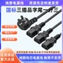 多头三插全铜c13转换线